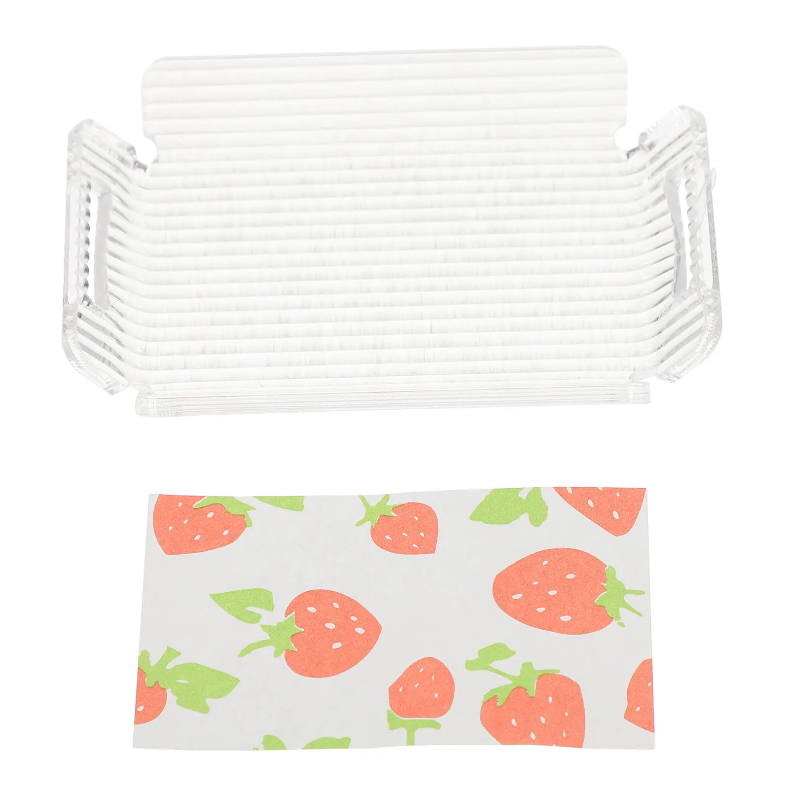 

Miniature Transparent Cake Tray Decorative Small Platter for Mini House Decor Kitchen Scene Layout Tiny House Display Accessory