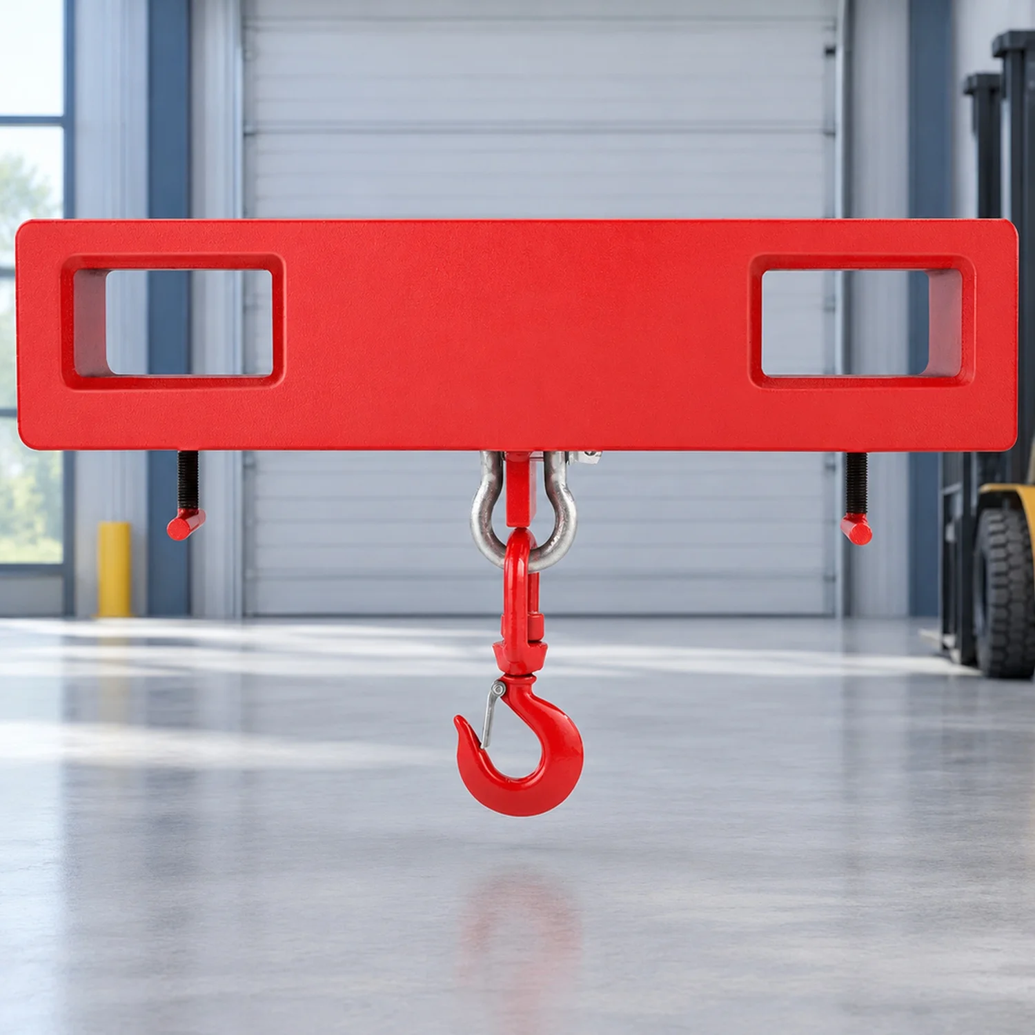 Titan Forklift Lifting Hoist Swivel Hook Mobile Crane 4400 lb. capacity