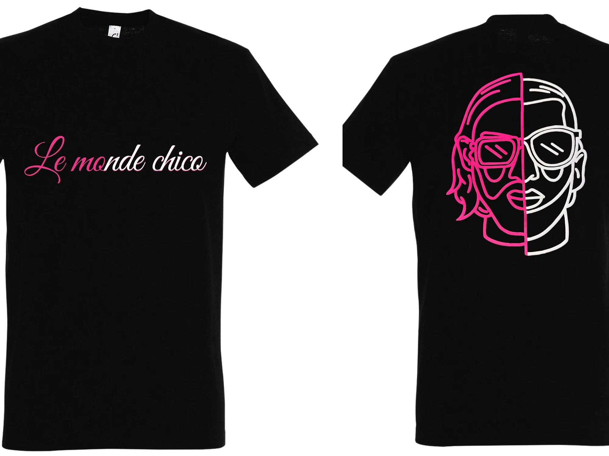 الصيف الرجال لو موند شيكو تي شيرت PNL ألبوم مغني الراب الفرنسي مطبوعة جولة الرقبة قصيرة الأكمام الهيب هوب أزياء الشارع الأعلى