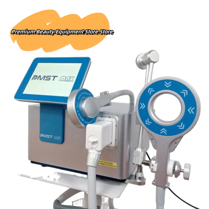 

Factory newest model 2025 PMST max dual handle EMTT PEMF physical therapy portable pain relief magnetic therapy device