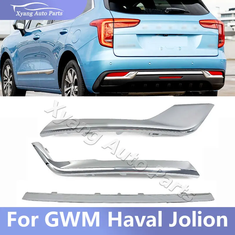 

Rear Bumper Garnish Strip Anti-scratch Bumper Strip Trim Protector For GWM Haval Jolion 2021-23