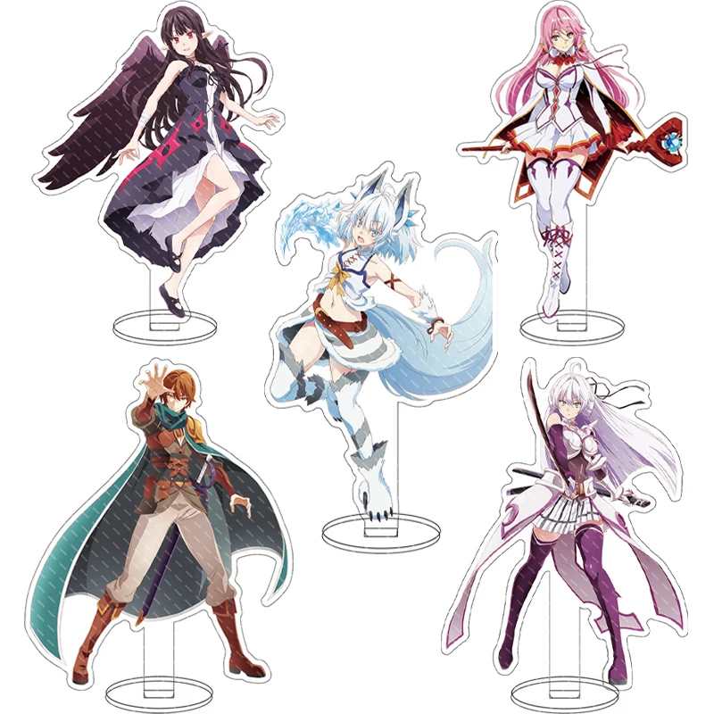 16CM Anime Figure Redo of Healer‌ Fureia Setsuna Kureha Clyret Eve Reese Eren Keyaruga Cos Acrylic Stand Ornaments Chrismas Gift
