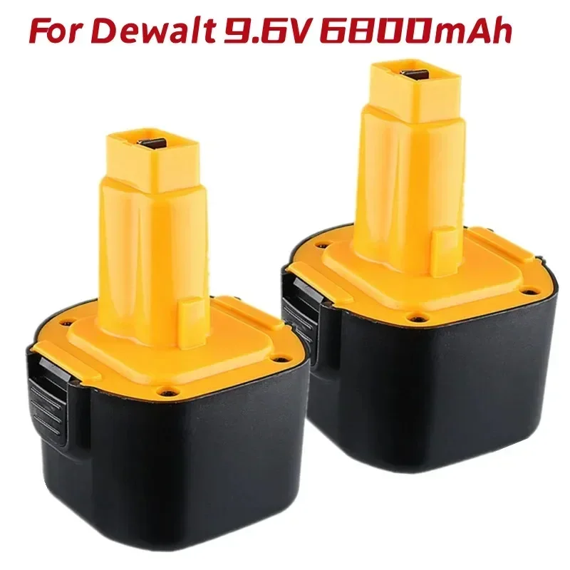 

100% 9,6 V 6800mAh Сменный никель-металлогидридный аккумулятор совместимый с Dewalt DE9061 DE9062 DW9061 DW9062 DE9036 DW911 DW921 DW9614 DW050