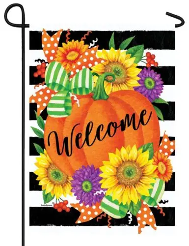 Pumpkin Splendor Garden Flag