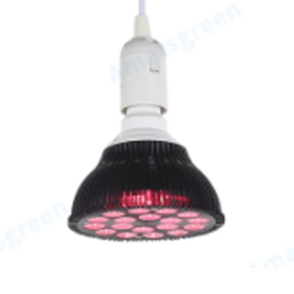 Deep Red 660nm 54W LED Grow Light Bulb for Indoor Plants Flowering Blooming stage