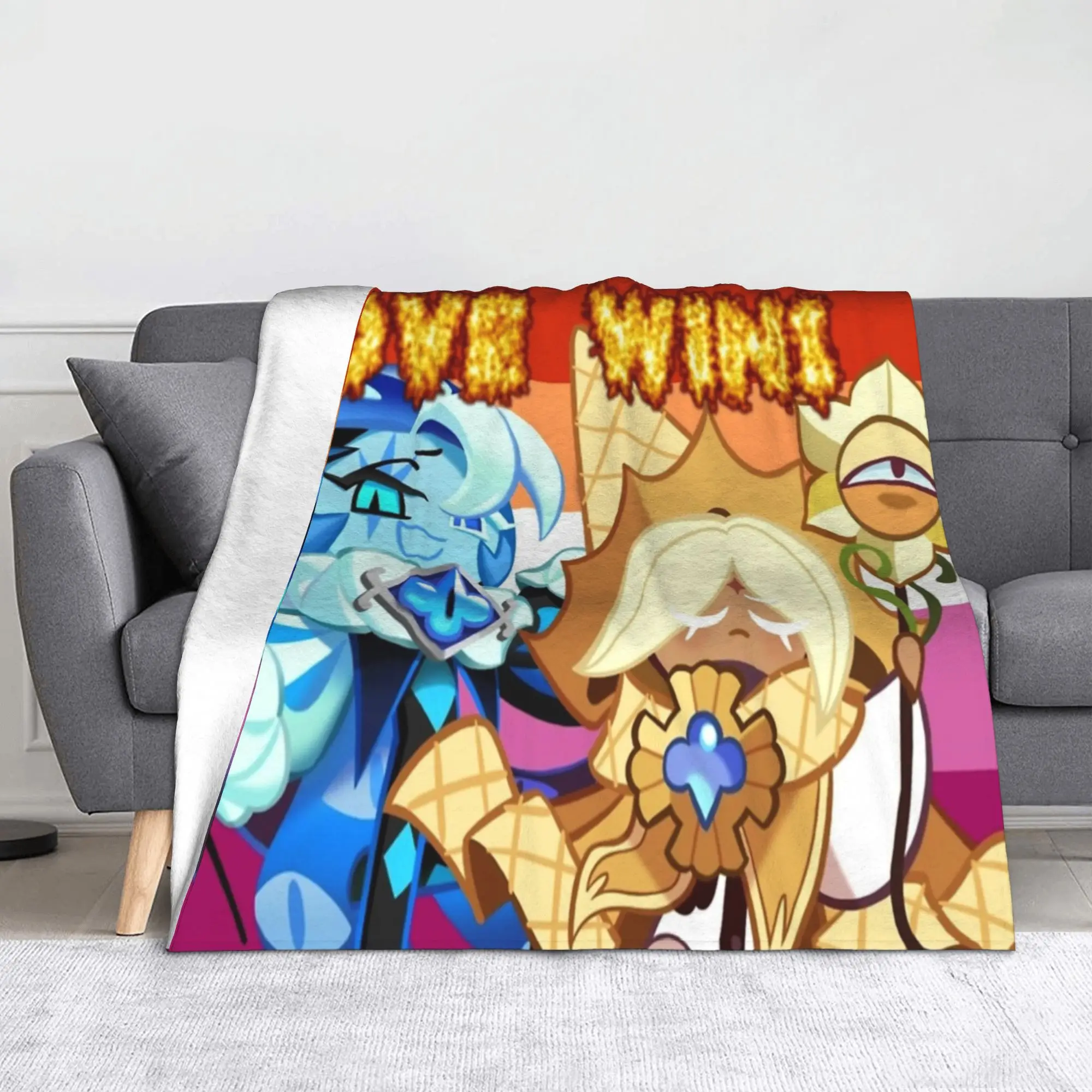 Mantas yuri de vainilla pura con leche de sombra, manta transpirable de franela para cubrir sillas, decoración de sofá