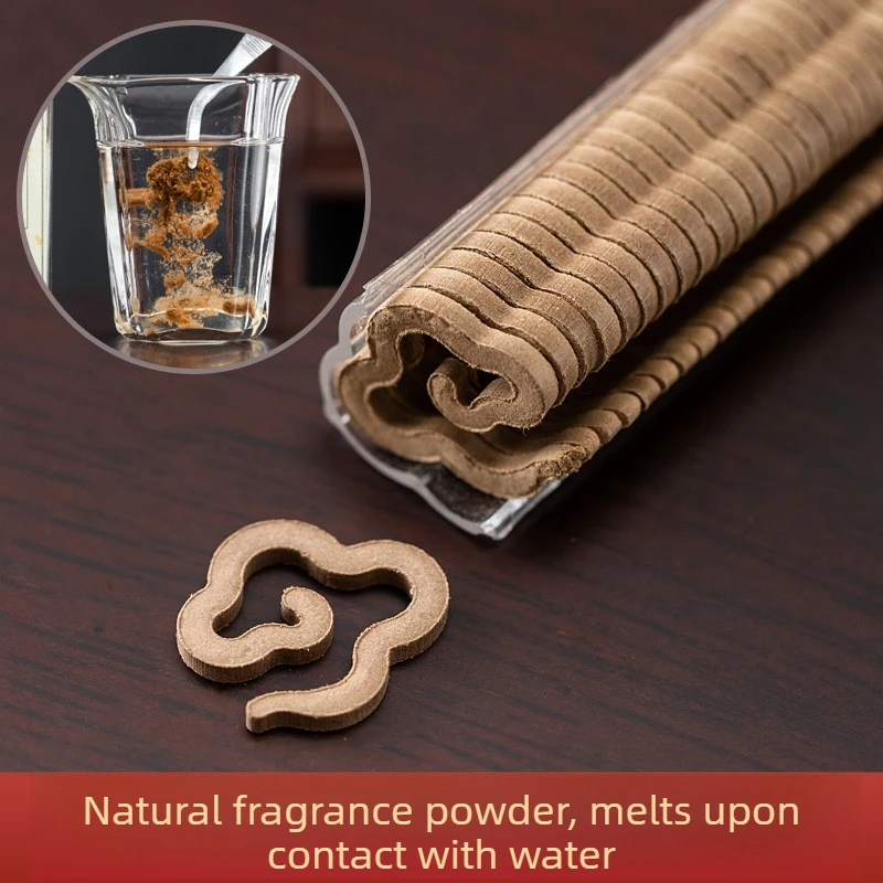42pcs Natural Coil Incense Sandalwood Osmanthus Pure Fragrance Powder Pressing Incense Home Bedroom Long-lasting Aromatherapy