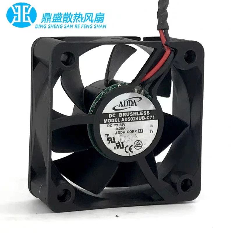 BARU ASLI AD5024UB-C71 24V 0.20A 5020 50x50x20mm KIPAS PENDINGIN RADIATOR