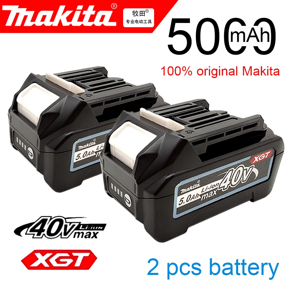 

BL4050 BL4080 Original Makita 40V MAX XGT Lithium ion Battery 5.0AHBL4020 BL4025 BL4040
