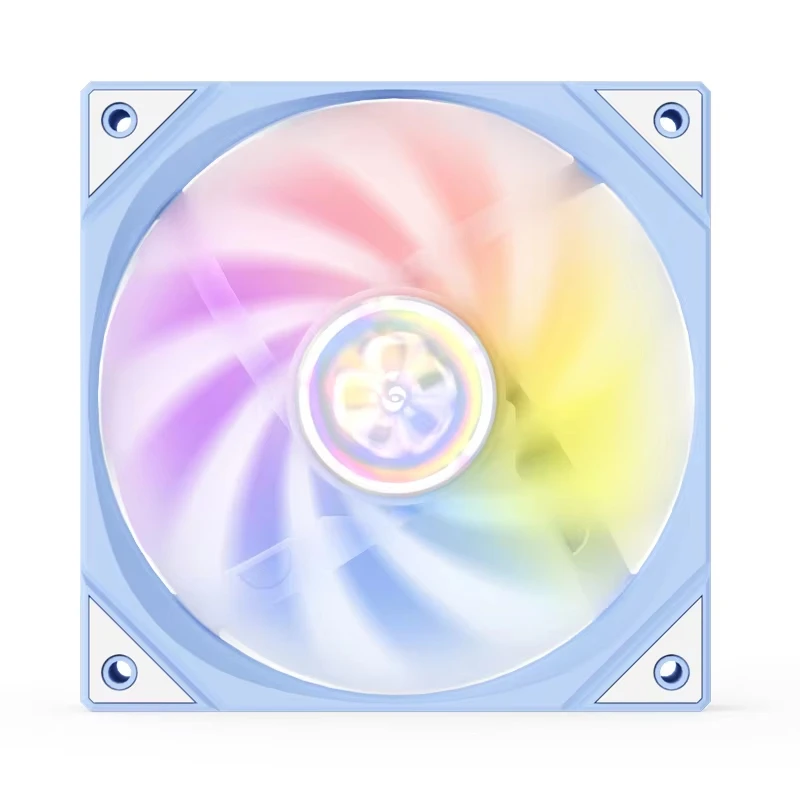 YESTON YT‑120 120mm ARGB Case Fan Flower Wedding Theme Lighting Sync Regular Reverse Version PC Desktop Cooling Fan