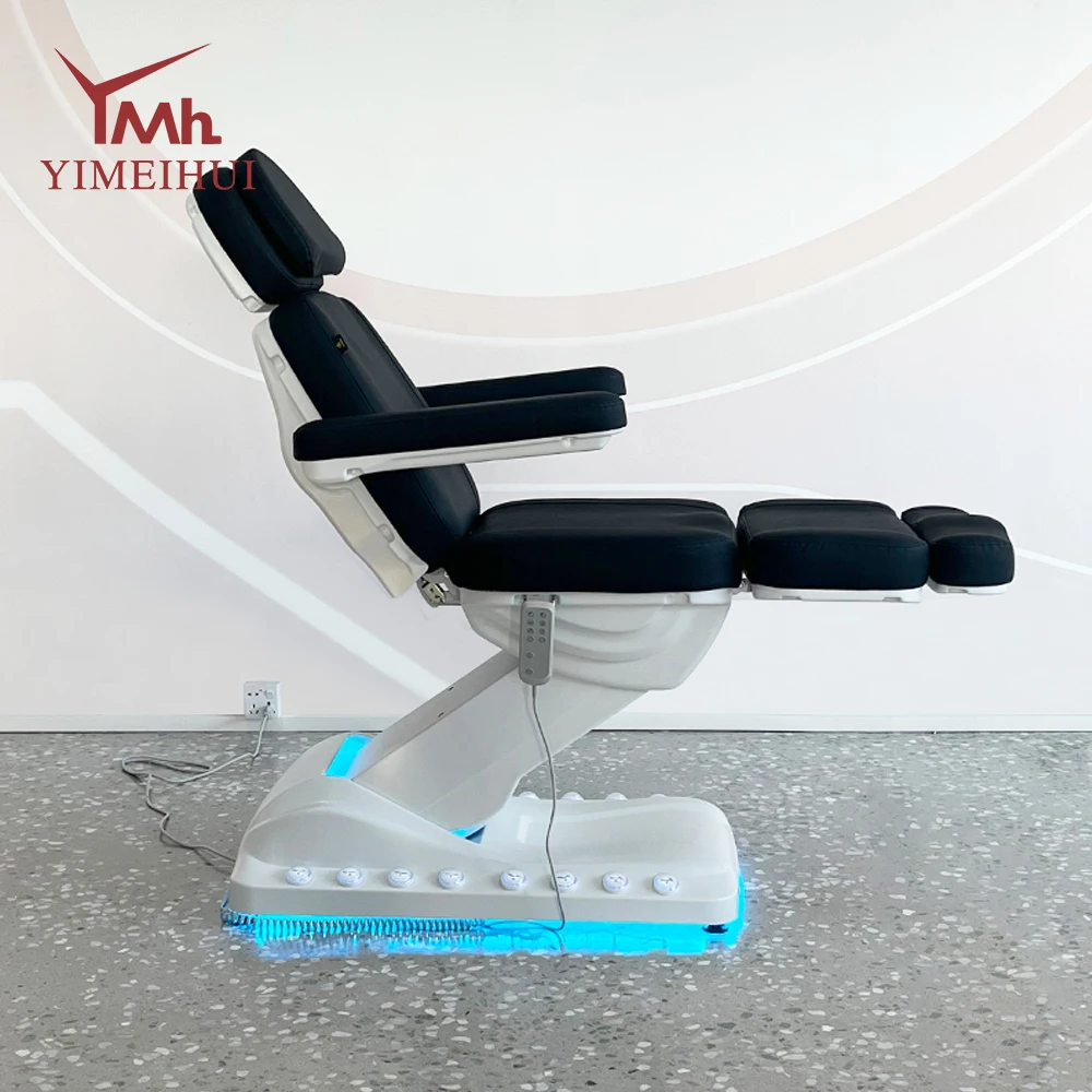 4 motors Upgraded Foot Control and Remote Electric Universal Massage Bed