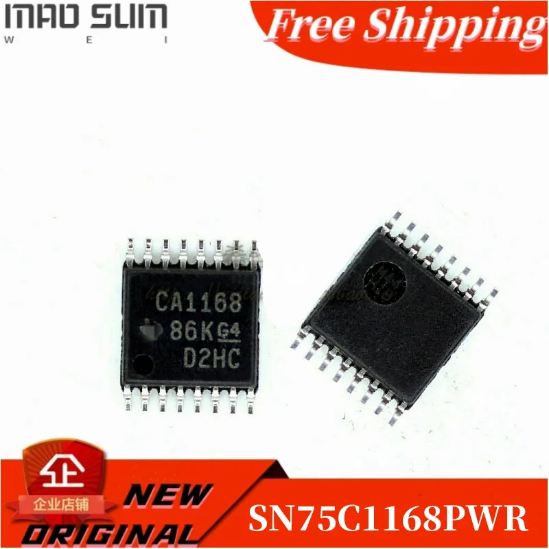 

Free Shipping 5PCS/LOT CA1168 SN75C1168PWR SN75C1168PW SN75C1168 TSSOP-16 NEW100% RS-422 Transceivers