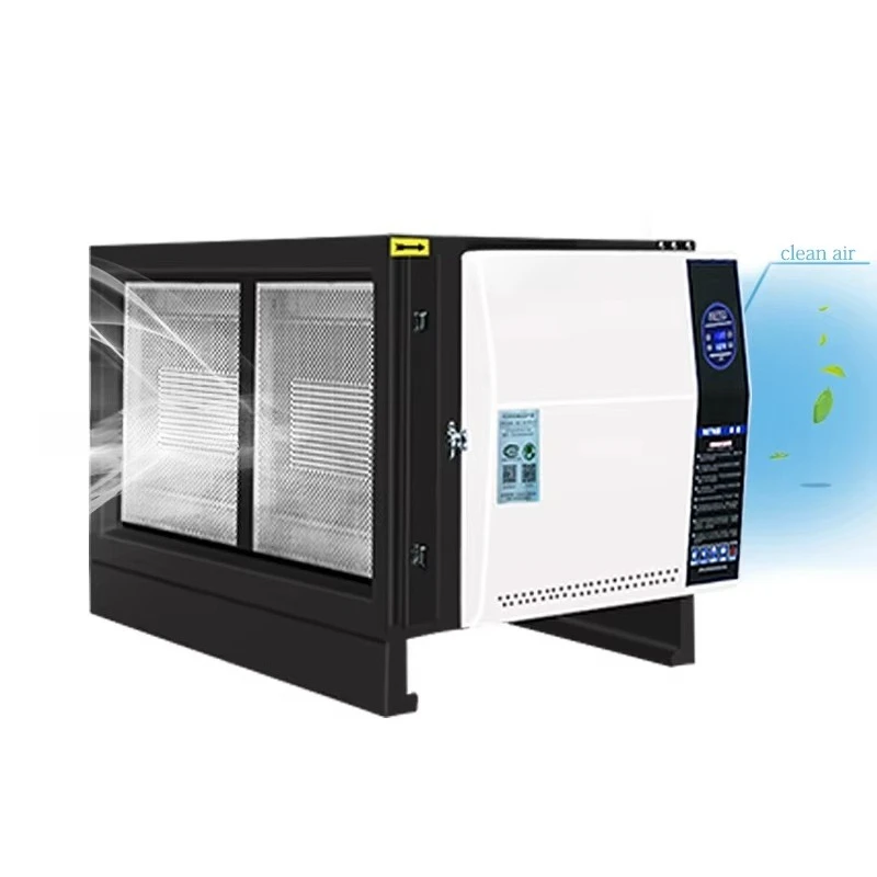 Carbon steel smoke filter electrostatic precipitator for government unit kitchens