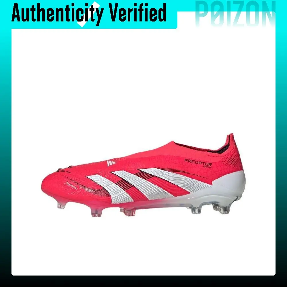 Adidas PREDATOR ELITE Soccer Shoes Unisex Low-top Red ID3877