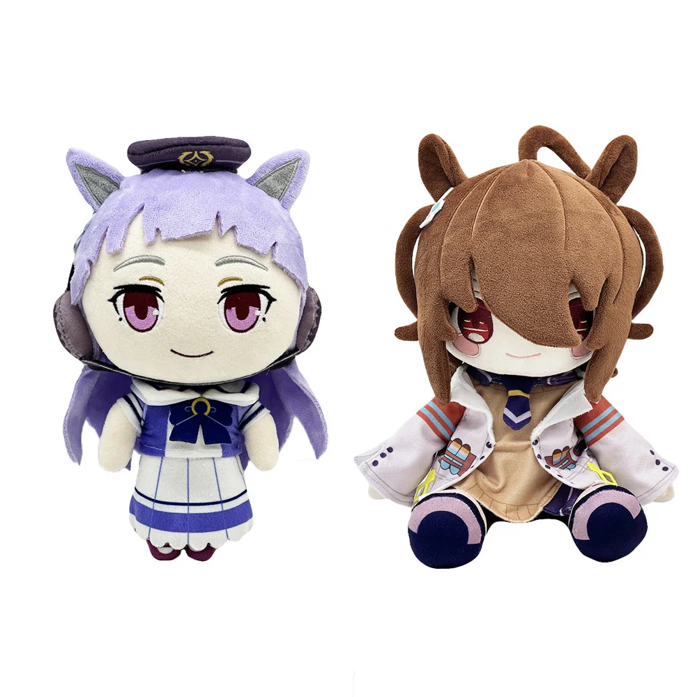 

Uma musume Brown haired Girl Plush Toy Soft Stuffed Doll Anime Peripheral Cute Plushie For Fans Kids Gift