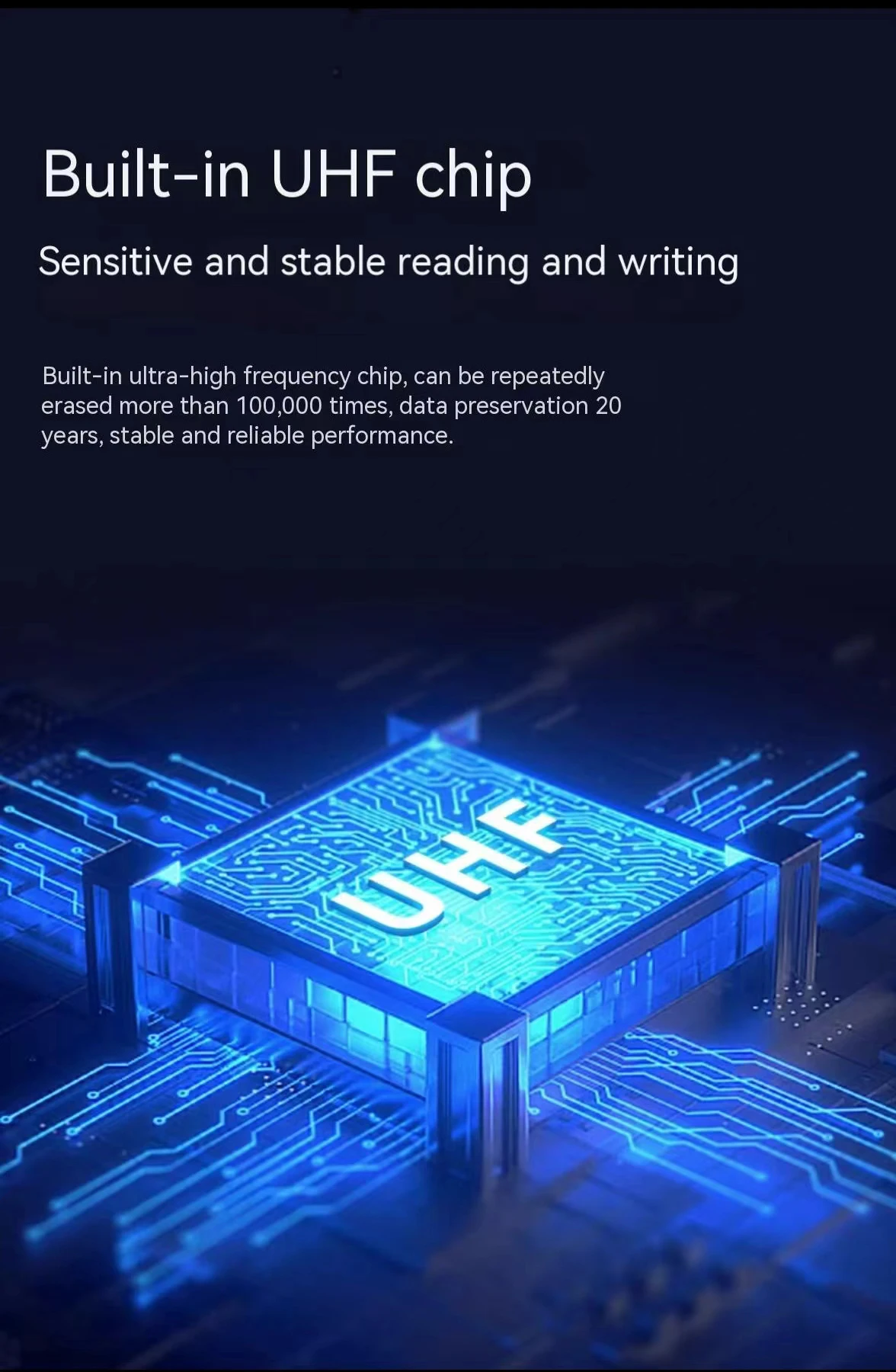 10 шт. RFID UHF силикагель для стирки 860-960 МГц устойчивый к высоким температурам RFID смарт-тег U8 чип ISO 18000-6C высокое качество