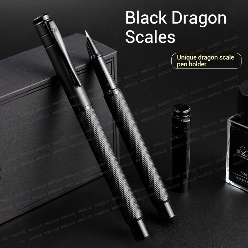 Superior Quality Metal Fountain Pen 0.28/0.38/0.5/0.7/ 1 MM Straight Tip/Bent Tip/ Calligraphy Practice Business Signature Pen