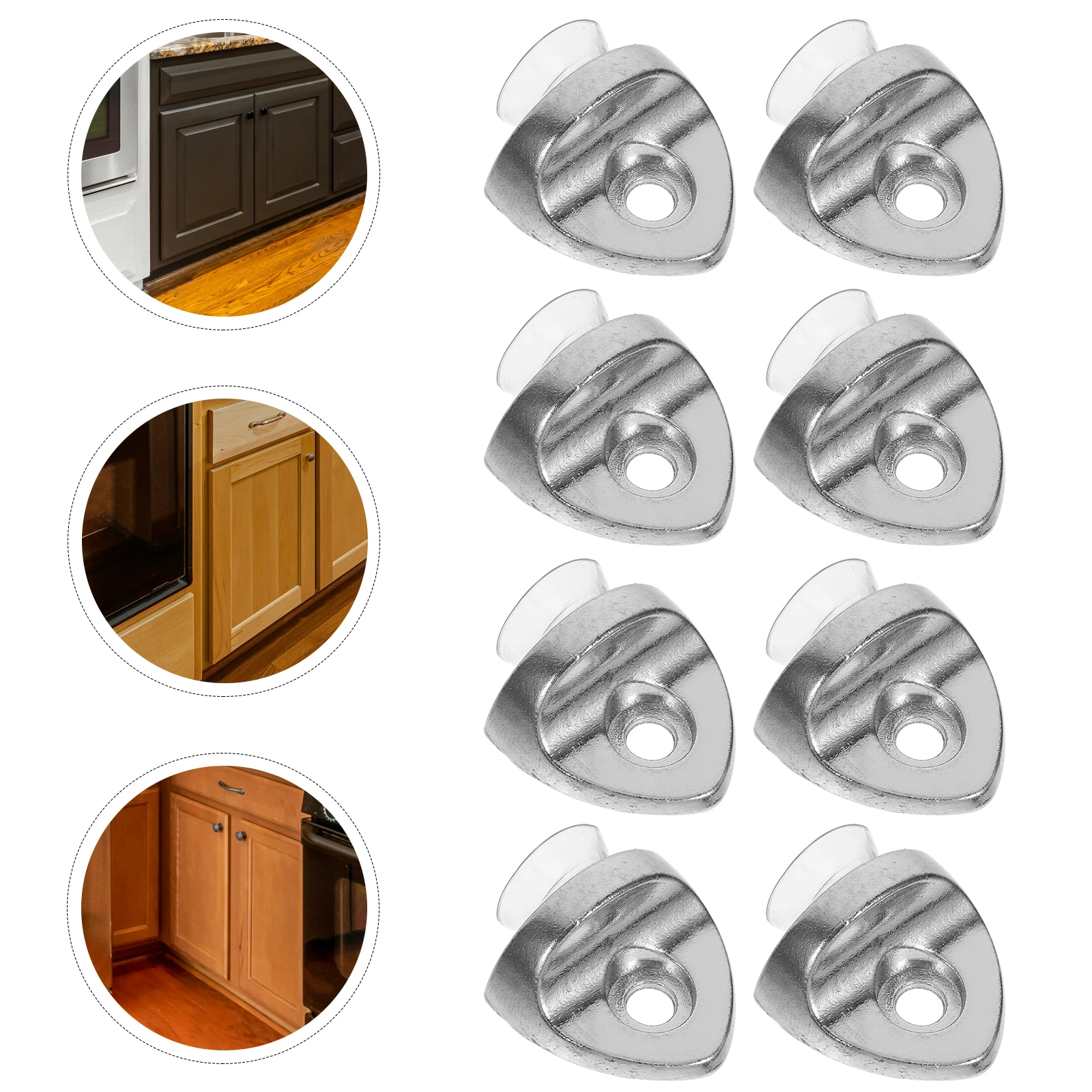 

1 set Layer Board Support Brackets Glass Shelf Holder Stainless Steel Joint Pegs Clamp Fixing Triangle Furniture Accessories