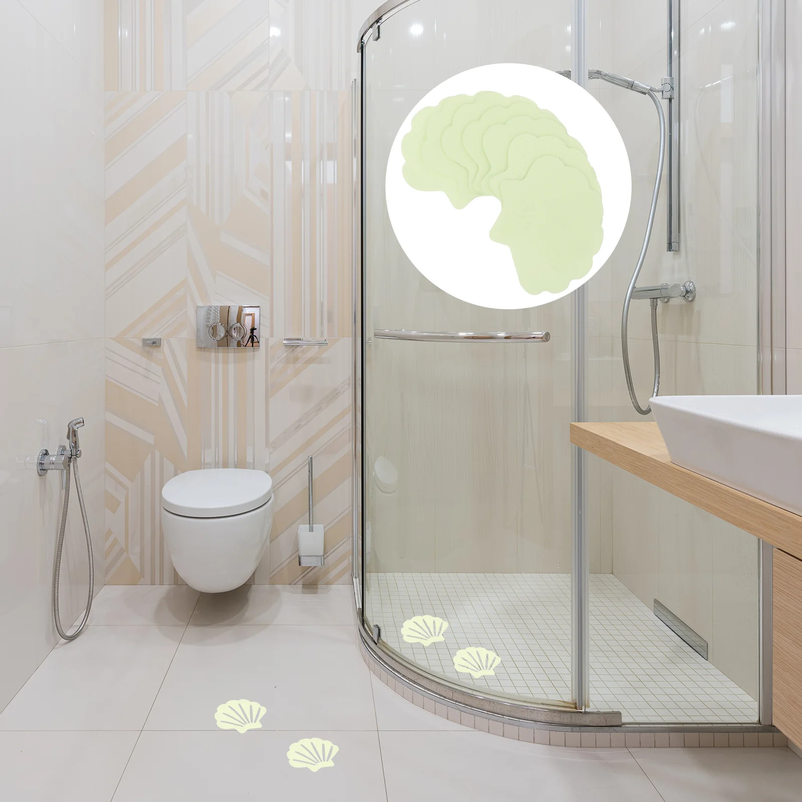 

30 Pcs Bathtub Anti Slip Stickers Non-slip along with Bathroom Non-skid Strip Decals