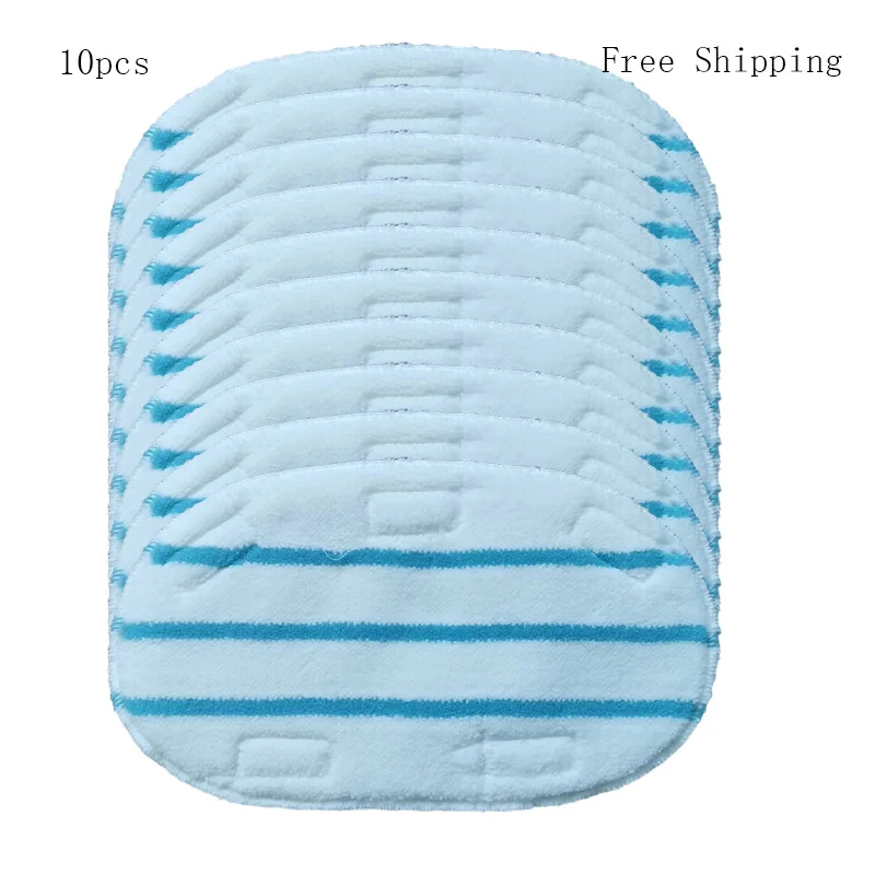 10pcs PurSteam Steam Mop Therma Pro 211 Quality Microfiber Mop Cloths Steam Mop Cleaner 10-in-1 Detachable Handheld Mop Pads