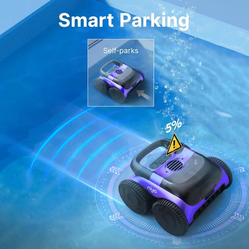 니야 소나 20 무선 로봇 수영장 청소기 (돌핀 제조사), 지상/매립형 수영장에 적합, 최대 26피트 길이까지