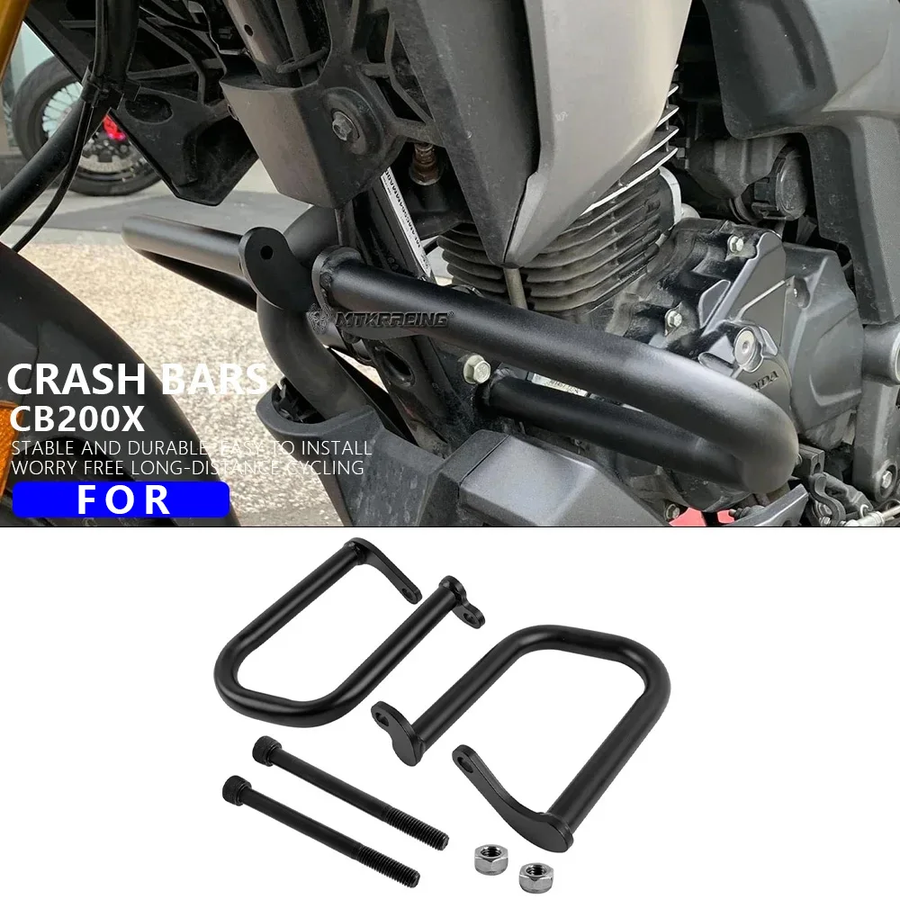 

For HONDA CB200X 2021-2025 Motorcycle Engine Guard Crash Bar Tank Bumper Fairing Frame Protector Bar Accessor