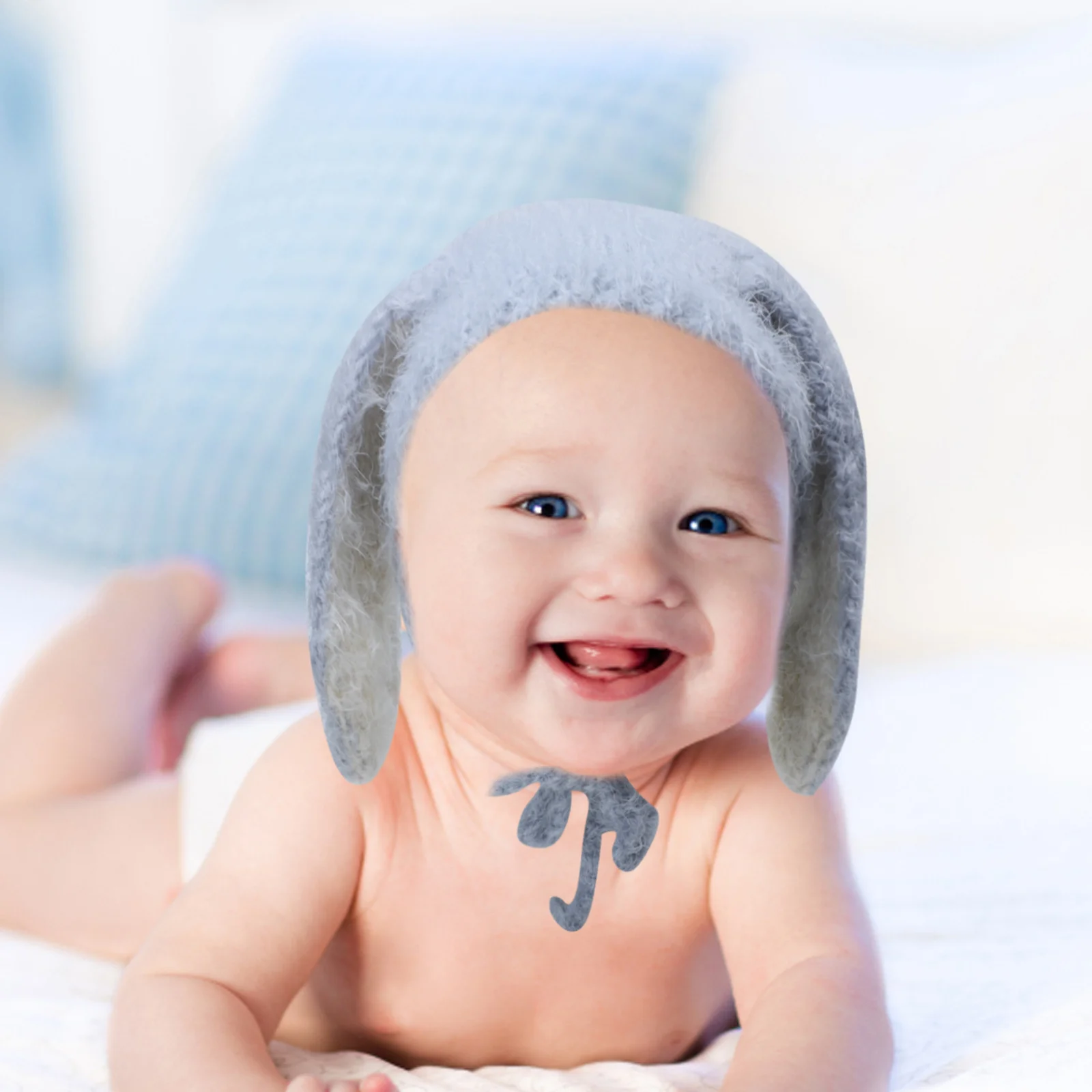 

Toddler Winter Hat Baby Long Ears Ears Hood Newborn Warm Hat Christmas New Year Gift Rabbit Ear Beanie Caps