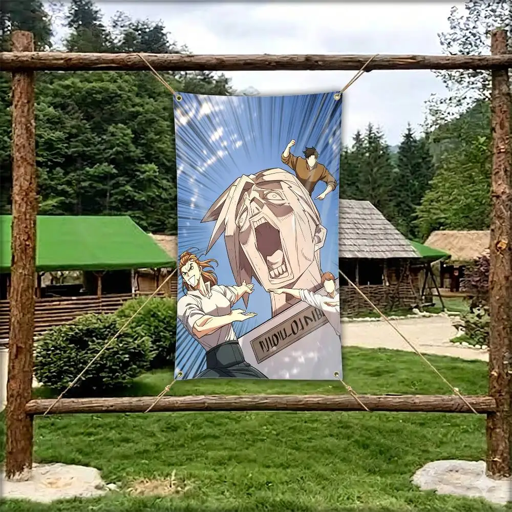 Manhwa The Greatest Estate Developer  Flag Tapestry Banner for Bedroom Living Room Outdoor Camping Custom Supported