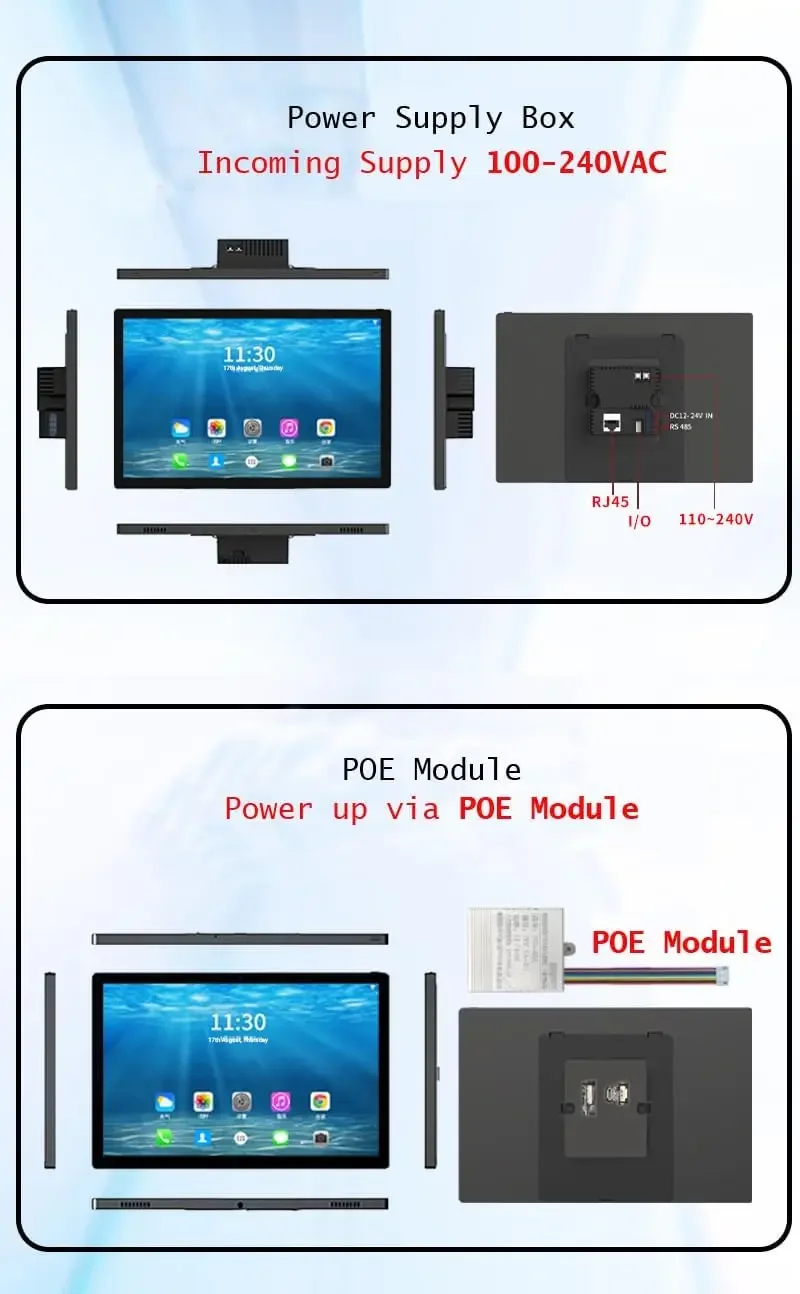 15.6 Inch Smart Home Device with APP Control Touch & Voice Control Wifi & Zigbee 3.0-Graffiti Module Conference Use POE Powered