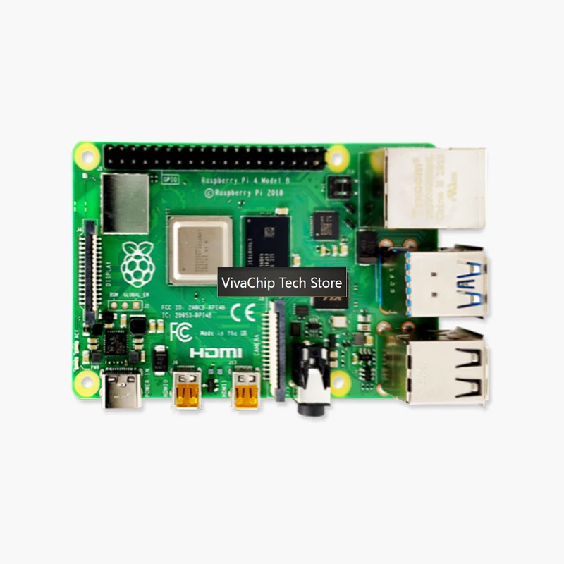 VivaCTOfficial Original Raspberry Pi 4 Model B Dev Board Kit RAM 2G 4G 8G 4 Core CPU 1.5Ghz 3 Speeder Than Pi 3B+