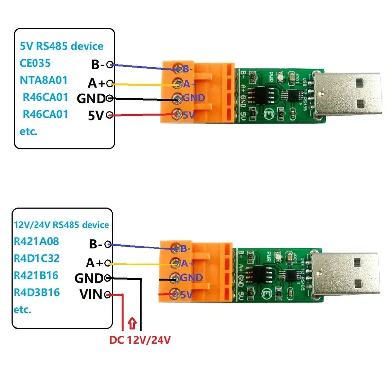 1PCS XY USB to RS485 Bus Converter Module CH340 Industrial grade IC SP485 for Arduiuo NANO PLC MCU Modbus Relay Board NEW