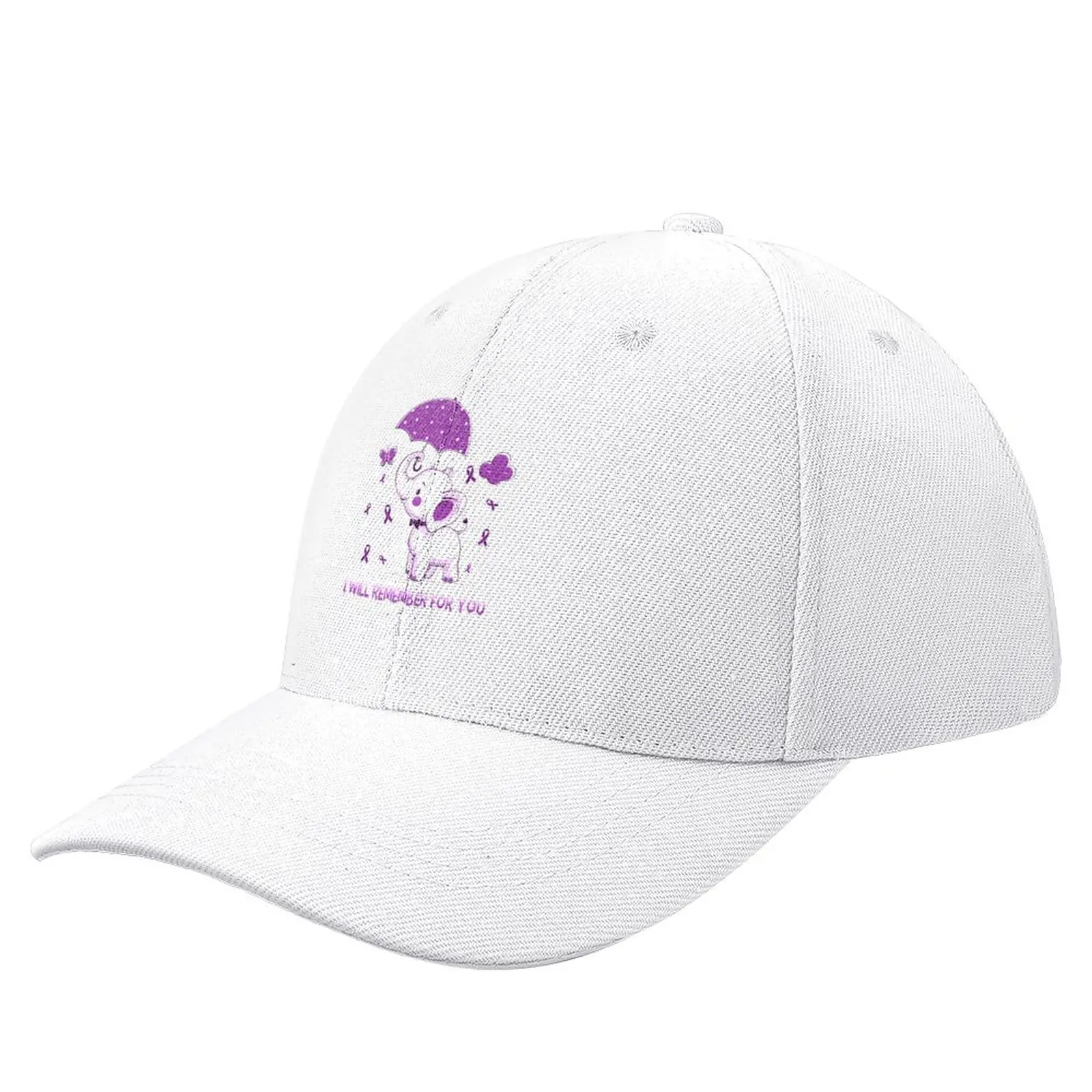 Dementia Awareness Elephant Long Sleeve T-Shirt Baseball Cap Streetwear foam party Hat Beach Mountaineering Men's Women's