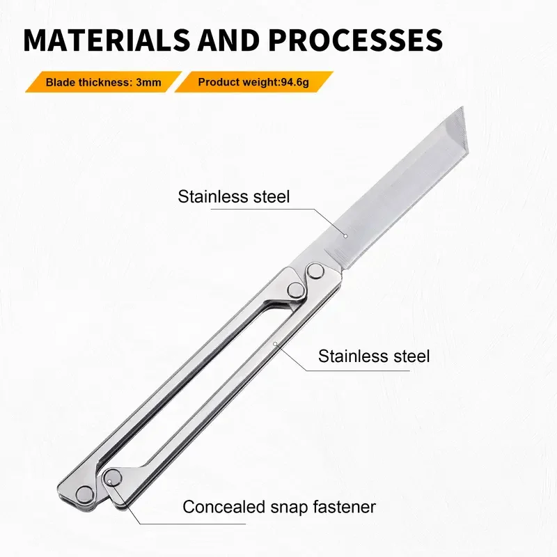 Outdoor Folding Fruit knife High-hardness Stainless steel blade with knife cover Camping Portable Pocket knife Survival knife