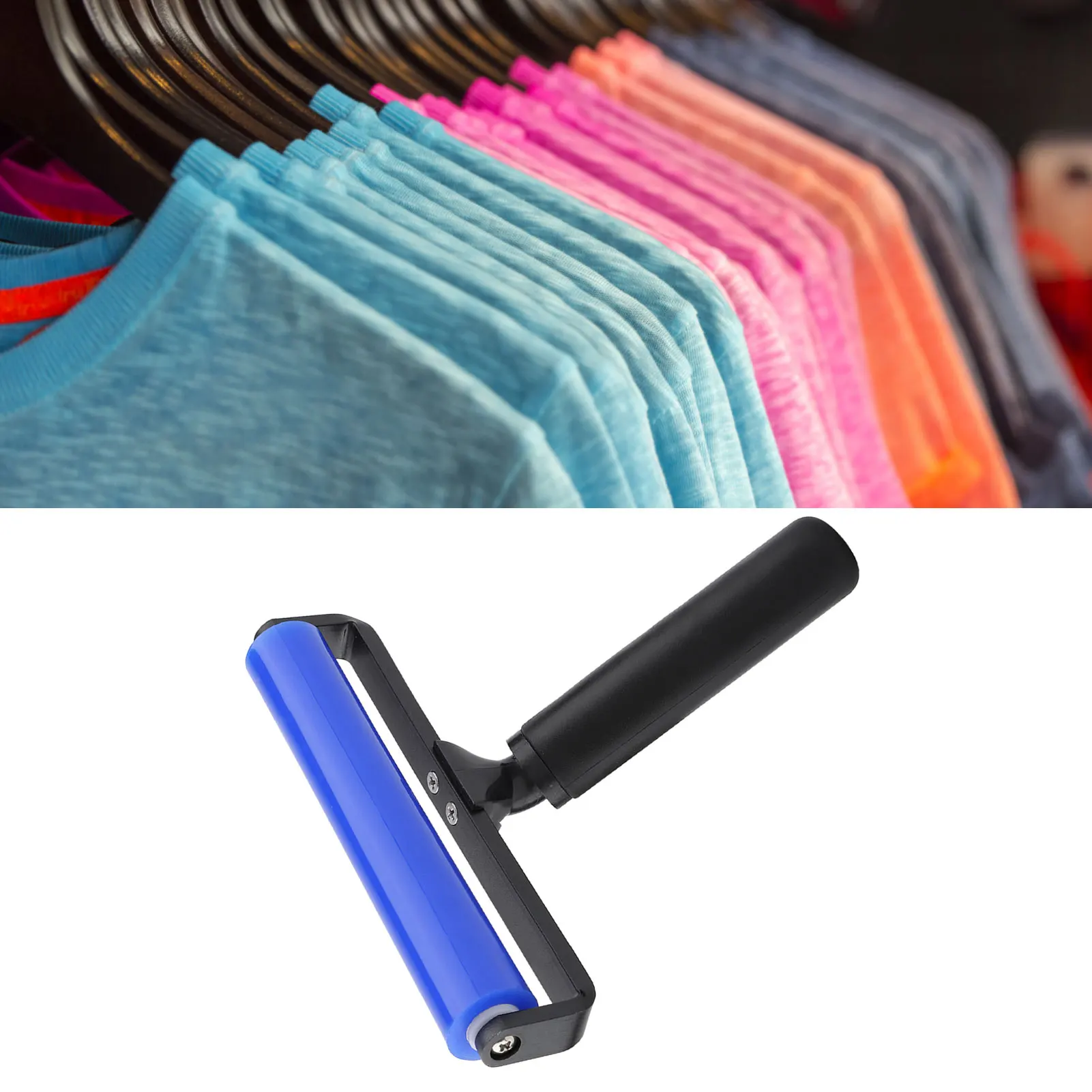 Dust Removal Roller Anti Static Cleaner Tool Silicone Roller Screen Film Roller for Household
