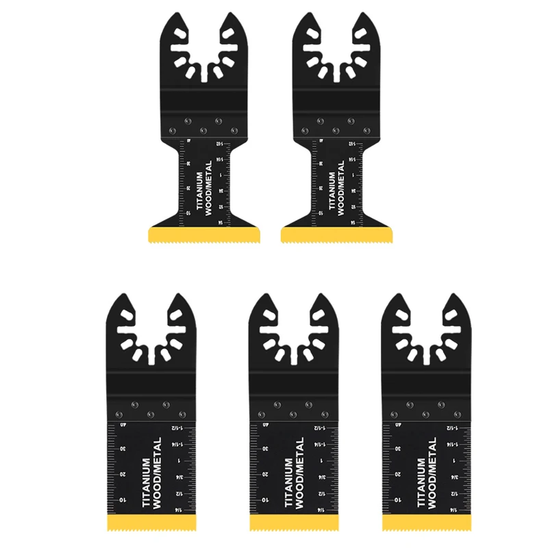 Cutting Metal,Steel Nails,Screws,Carbide Tooth Blade Oscillating Saw Blades 5pcs,Multitool Oscillating Tool Accessories
