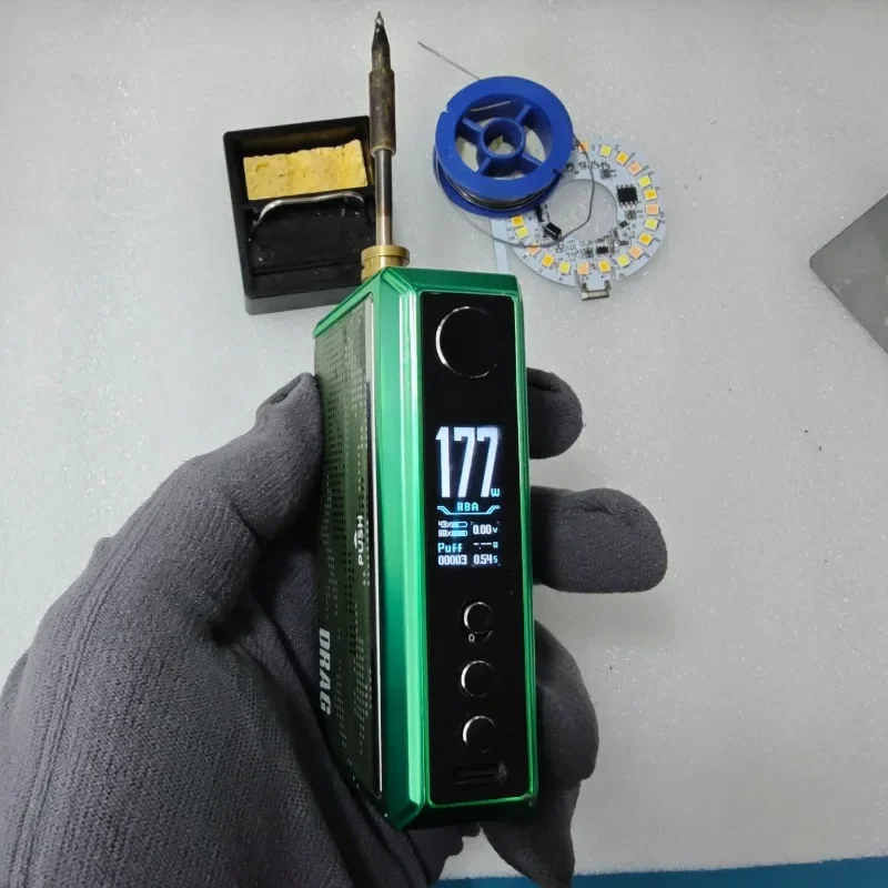 177W Soldering Iron Main Unit 510 Interface Color Screen Drag 5 Defective Appearance No Package Welding Repair Tool