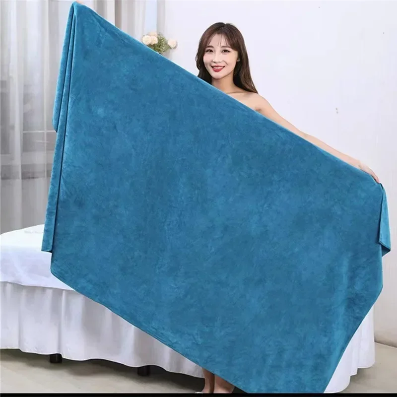 200X100 Bath Towel and Face Towel Massage Quick-Dry Special Large Towel Thick Microfiber Absorbent Soft Steaming Tow