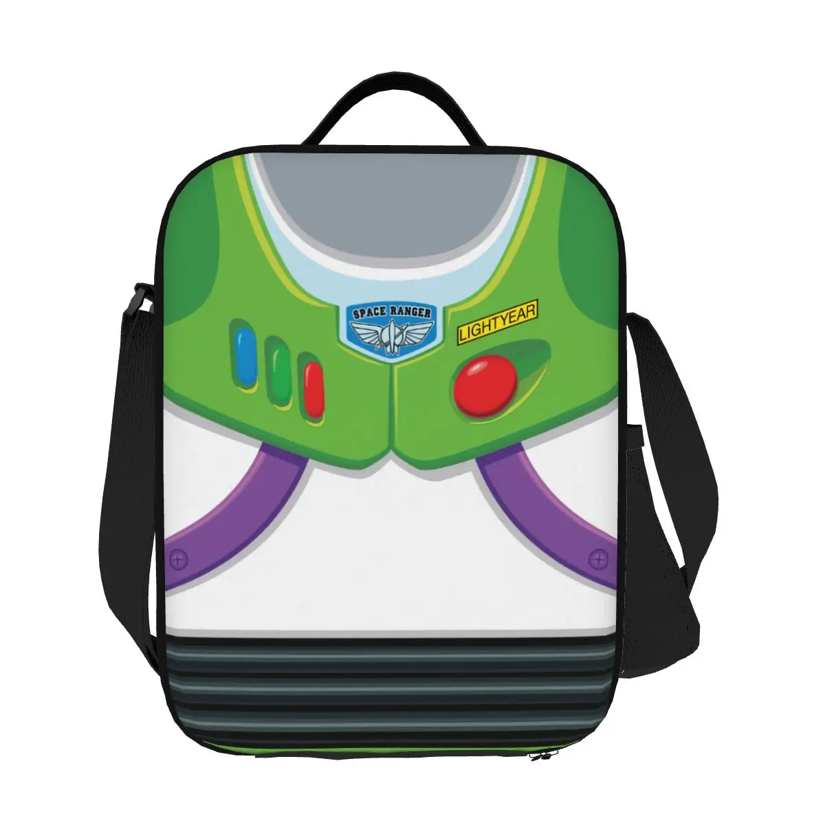 Custom Toy Story Buzz Lightyear Ranger Suit Insulated Lunch Bag for Women Cooler Thermal Lunch Tote Kids School Children