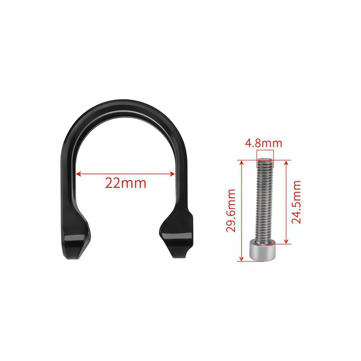 SUNTNUR Bike Hydraulic Disc Brake Lever Clamp Band For AVID Elixir7 9 / SRAM CODE LEVEL G2 Series (Replacement Mounting Clamp)