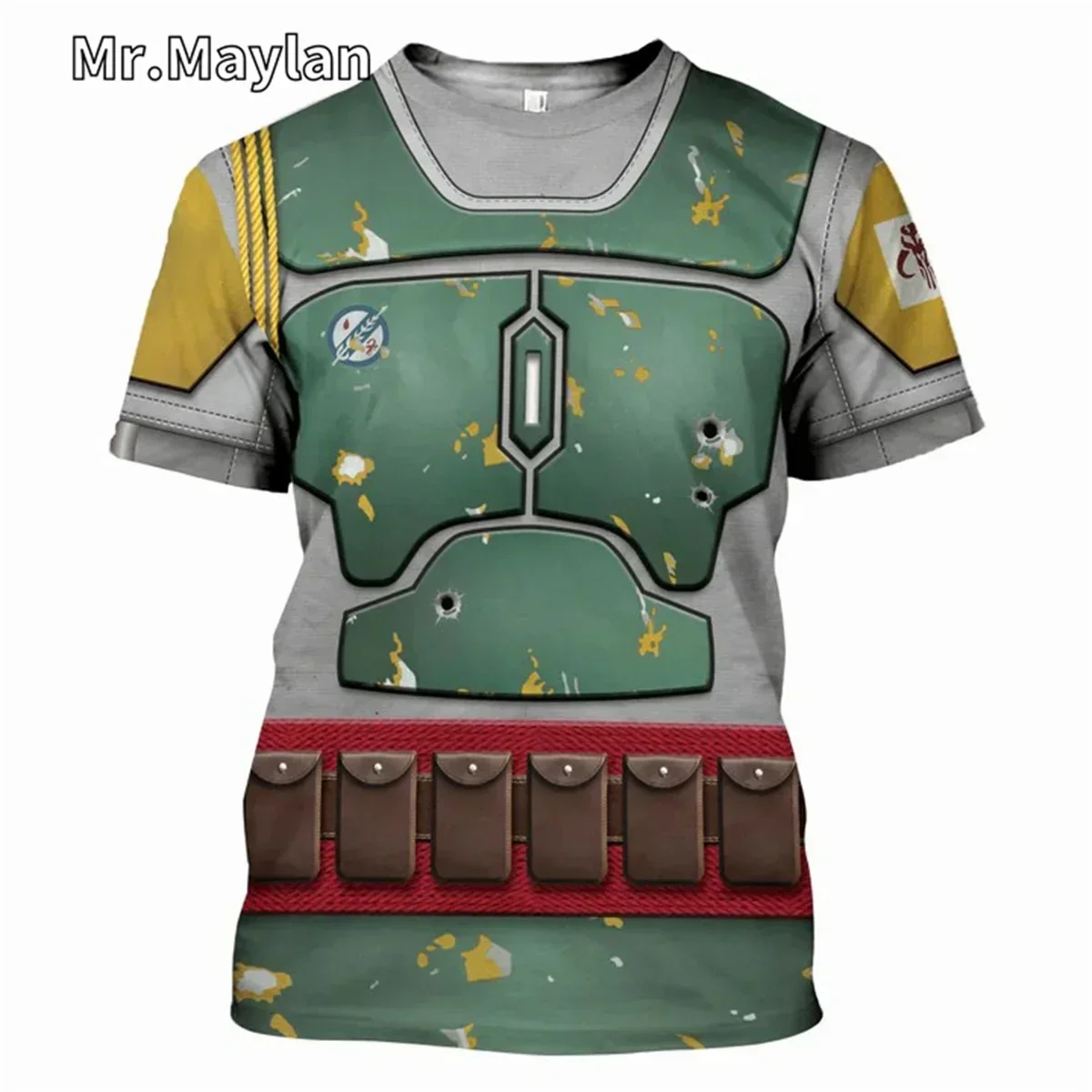 

Trendy Darth Vader Role-playing Costume 3d T-shirt Full Print Men's Shirt New Fashion Short-sleeved Shirt Summer Street Wear Neu