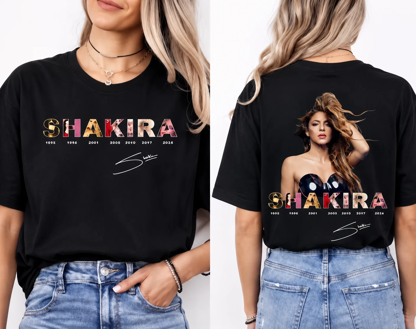 New 2026 Shakira Las Mujeres Ya No Lloran Tour Shirt, Shakira Concert Tee, Latin Pop Fan Gift, Double Sided Tour T Shirt