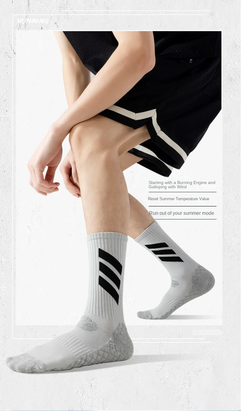 1 par de meias meias de futebol masculino antiderrapante hospital yoga anti deslizamento treinamento meias esportivas