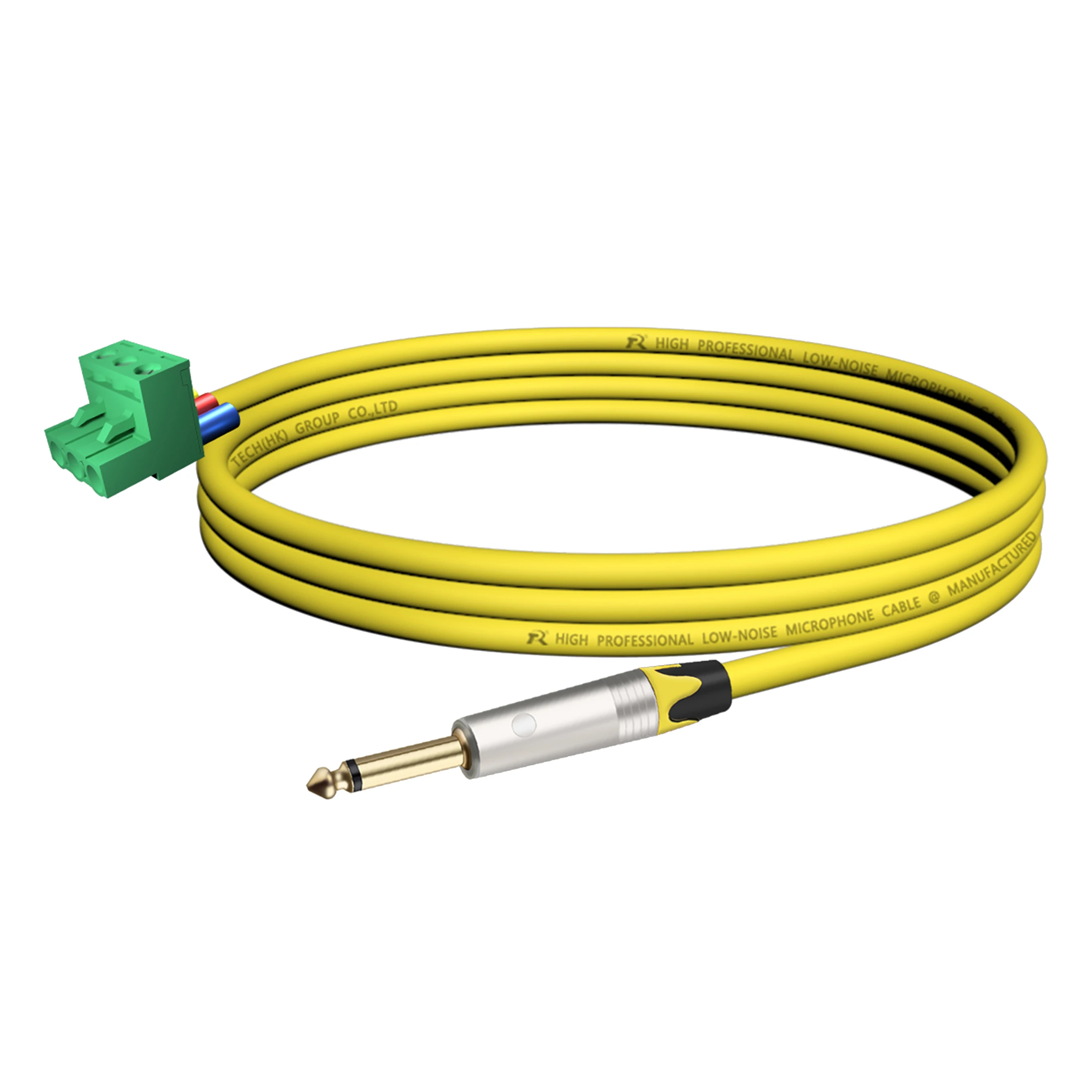 Vergoldete/vernickelte Kontakte, 1/4 Zoll (6,35/6,5 mm) Mono-TS-Audio-Klinkenstecker auf 3-polige Schraubklemme, Mikrofon-Balun, lötfreier Konverter – Detail 21