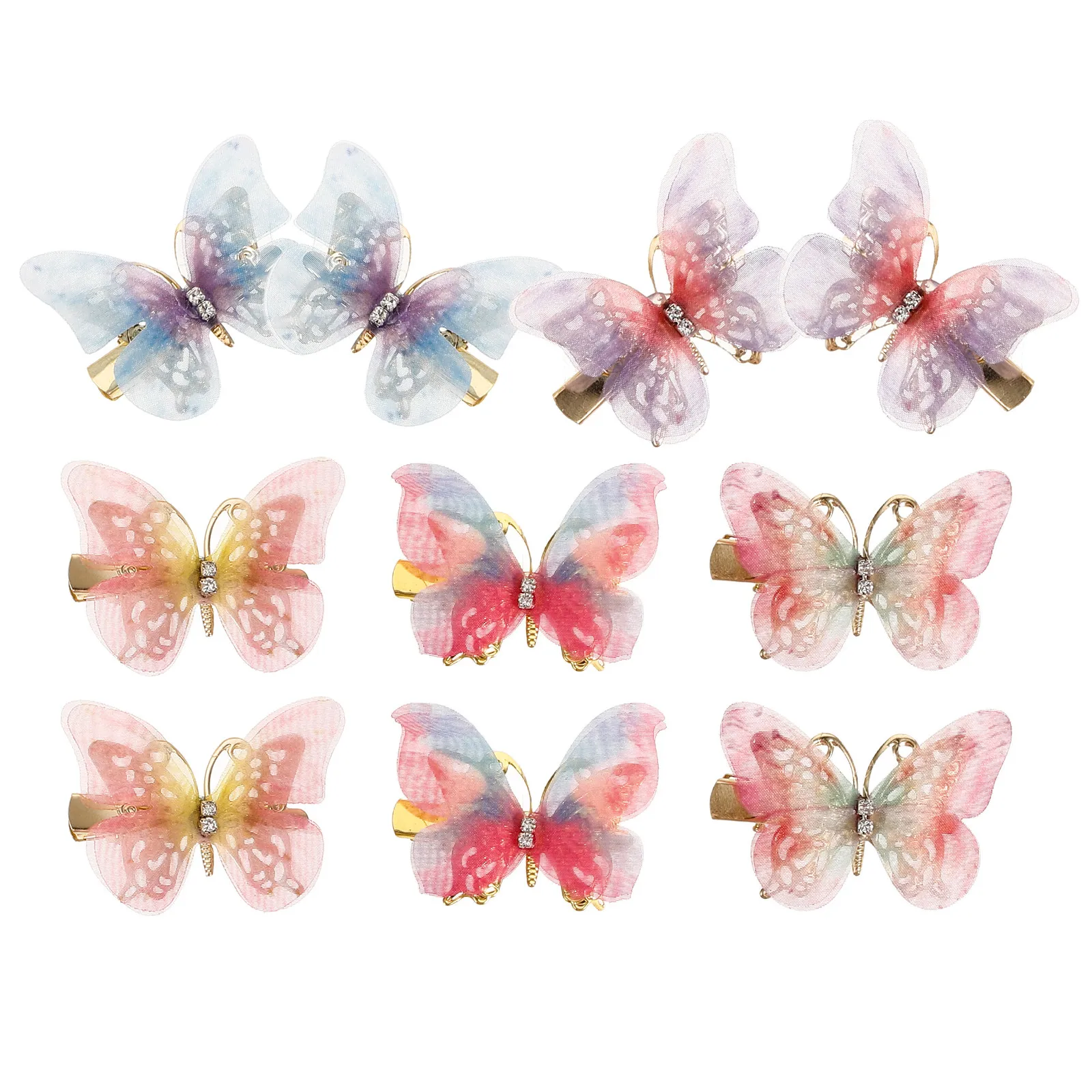 

10 шт. аксессуаров для волос для девочек, милые заколки, декоративные украшения для подростков, женские заколки-барреты