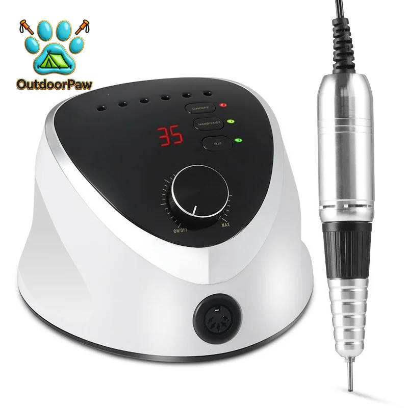 35000 Rpm Powerful Nail Polisher Forward And Reverse Switching Nail Remover Grinder