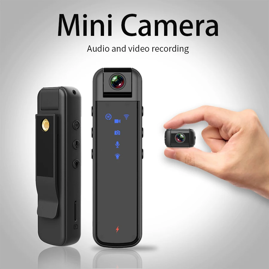 Mini cámara secreta inteligente para el hogar, videocámara de acción portátil todo en uno, grabadora de deportes al aire libre, wifi, 1080P, calidad