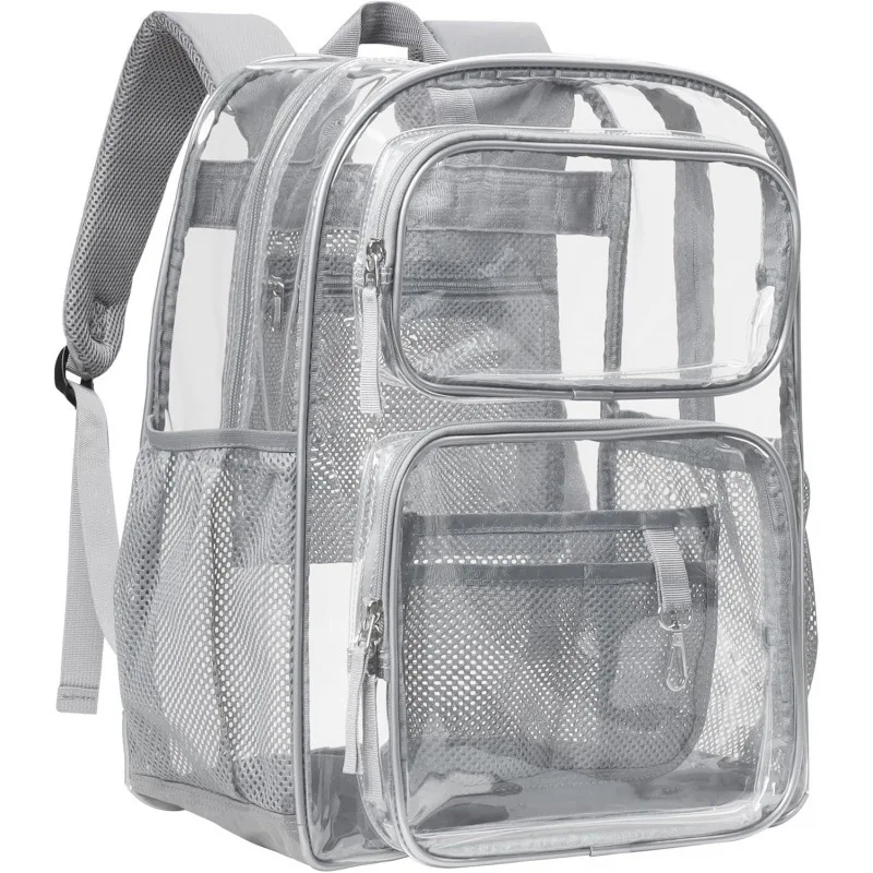 Large Capacity Transparent backpack Unisex Fashion Simple Portable Backpacks Multifunctional Waterproof Male Female Knapsack