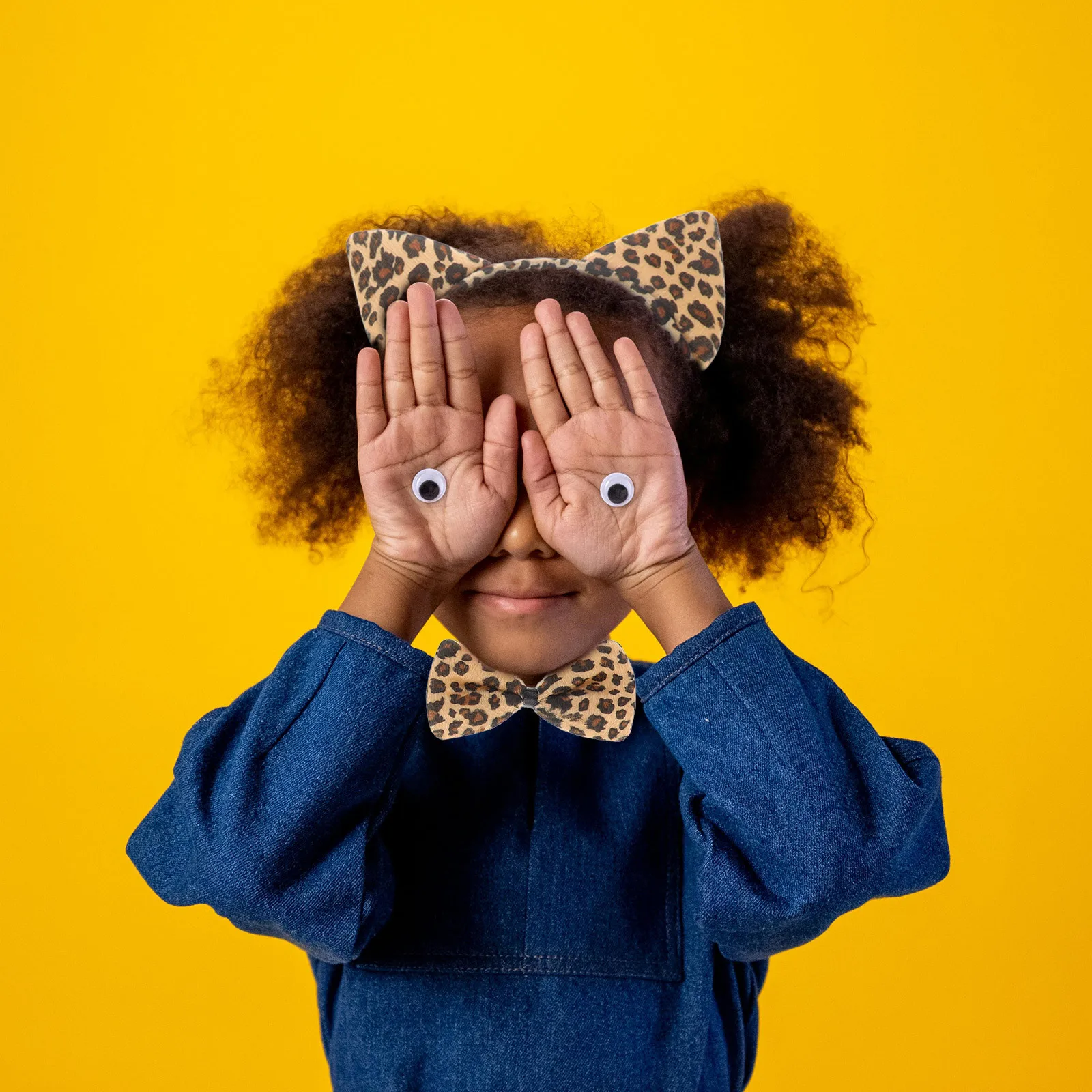 

3Pcs Cat Ears Headband for Print Cartoon Cosplay Set with Bow Tie and Tail Party Accessory