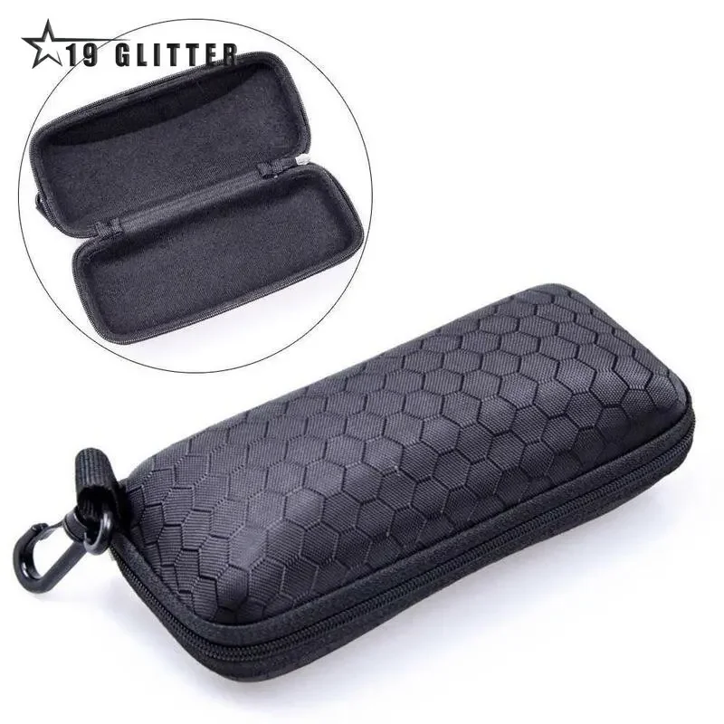 New Glasses Storage Box Eyewear Cases Cover Sunglasses Case For Women Glasses Box With Lanyard Zipper Eyeglass Cases For Men