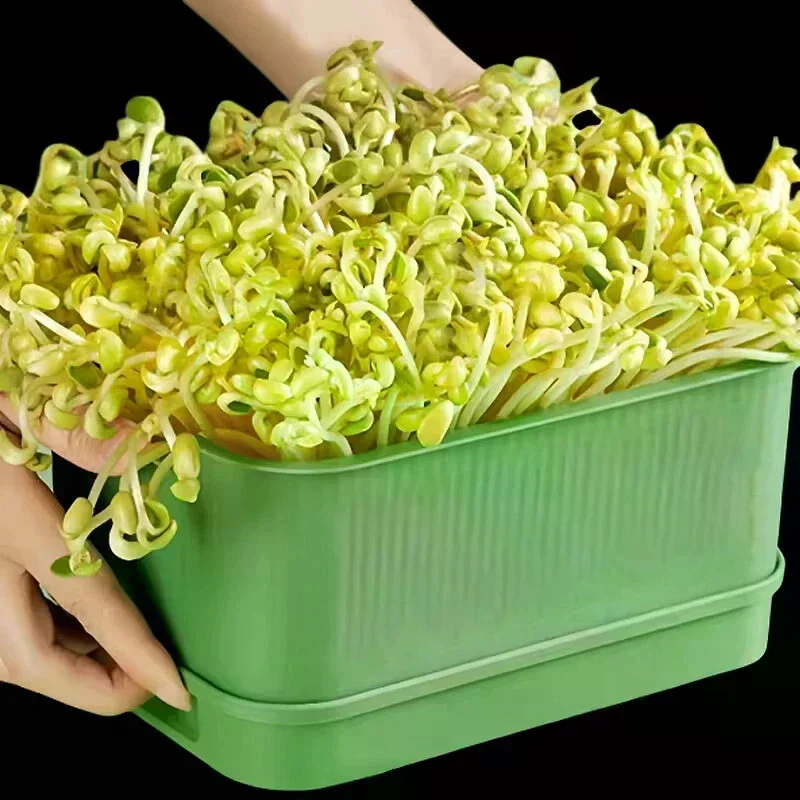 Plastic Grow Nursery Pots Vegetable Soilless Nursery Trays Seed Germination Tray Seedling Sprout Plate Garden Supplies